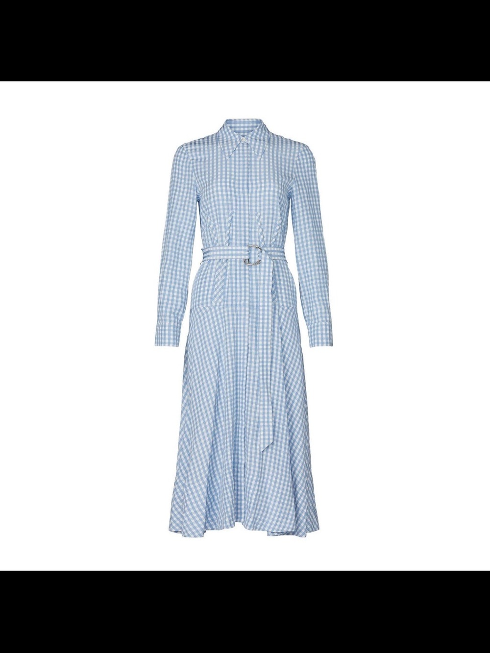 Tibi Women's Blue Gingham
Shirtdress - Picture 4 of 12